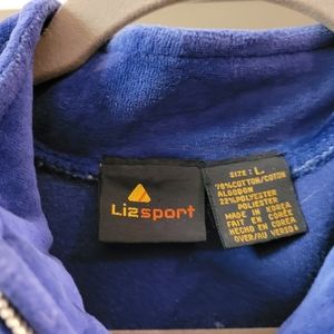 Liz Sport blue, 1/4 zip, size L jumpsuit